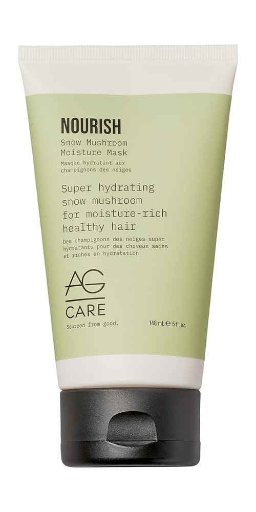 AG Care Nourish Snow Mushroom Hair Mask - Deep Conditioner with Avocado Oil for Dry Hair, 5 Fl Oz