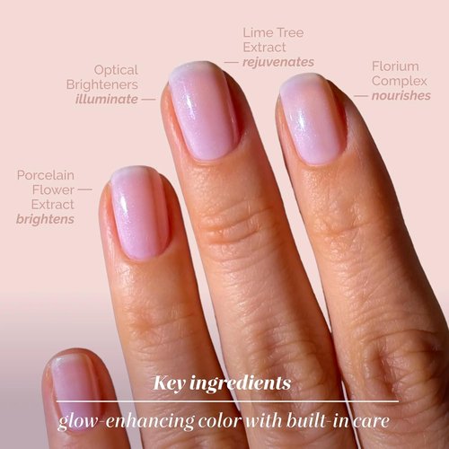 LONDONTOWN Illuminating Nail Concealer - Brightening Nail Polish & Strengthener for Discolored Nails | 0.4 Fl Oz