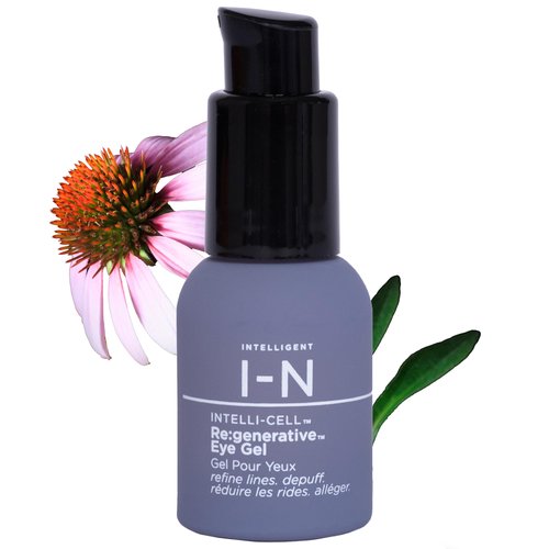 Intelligent Nutrients Re:generative Eye Gel for Dark Circles and Puffiness, Targeted Treatment With Plant Actives to Brighten, Refresh and Protect, Vegan, 0.5 Oz