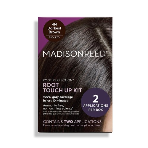 Madison Reed Root Perfection Root Touch Up Kit – 4N Spoleto Darkest Brown, 100% Gray Coverage in 10 Min, Ammonia-Free, 2 Applications