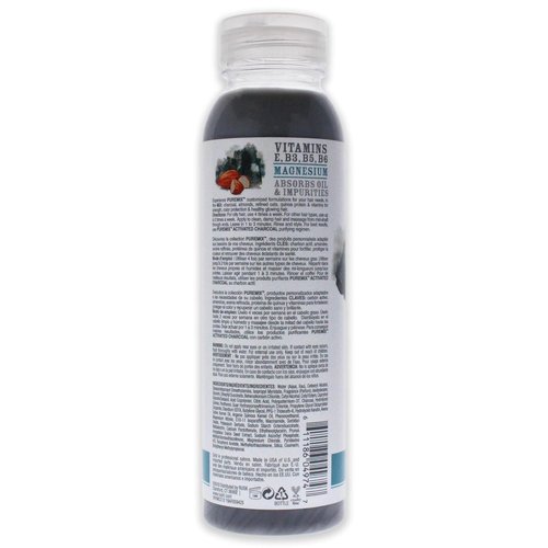 RUSK Puremix Activated Charcoal Conditioner - Purifies & Cleanses Excess Oil | 12 oz