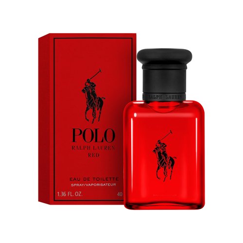 RALPH LAUREN FRAGRANCES Polo Red - Eau de Toilette - Men's Cologne - Woody & Spicy - With Grapefruit, Saffron, and Redwood - Medium Intensity - 1.34 Fl Oz Exclusive Size