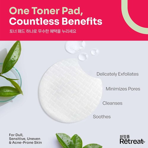 **Regine Switzerland Glycolic Acid Toner Pads - Exfoliating Dual Texture with Green Tea & Centella Asiatica | 150 Pads**