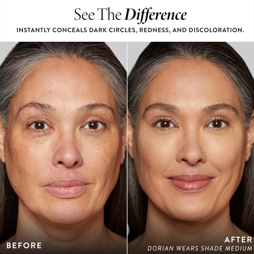 LAURA GELLER NEW YORK Ideal Fix Under Eye Concealer - Full Coverage, Anti-Aging, Hydrating - 04 Medium