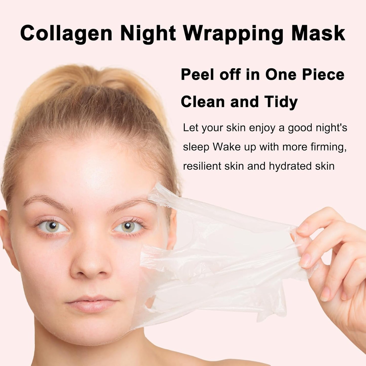 TYTCA Collagen Night Mask | Peel-Off Overnight Hydrating Face Mask - Firming & Glowing Skin, 2.54 fl. oz.