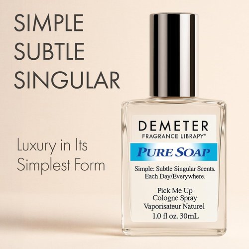Demeter Natural Perfume Spray Cologne for Women - Pure Soap Scent | 1 oz Bottle