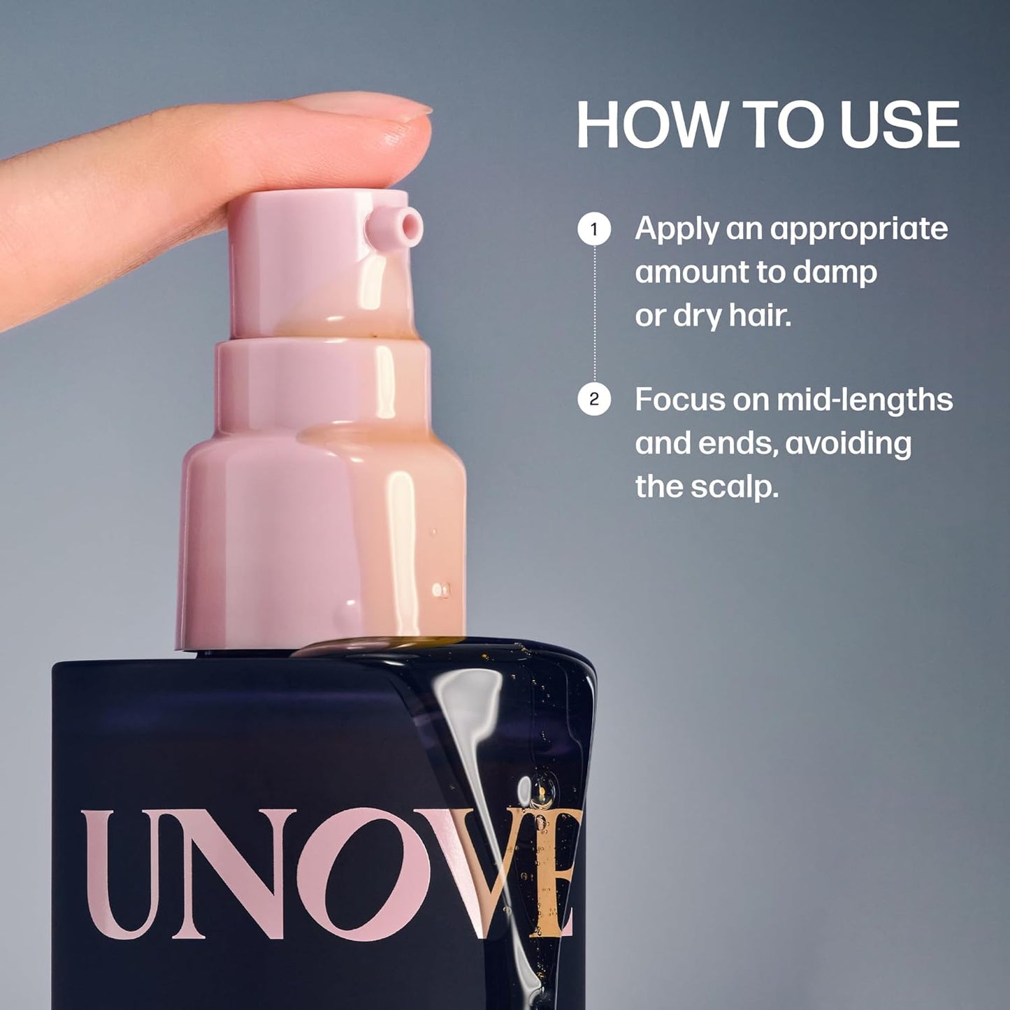 UNOVE Silk Oil Essence Hair Serum - Nourishing Lightweight Oil for Dry, Frizzy Hair | 70ml/2.4fl.oz | Heat Protection & Smoothing