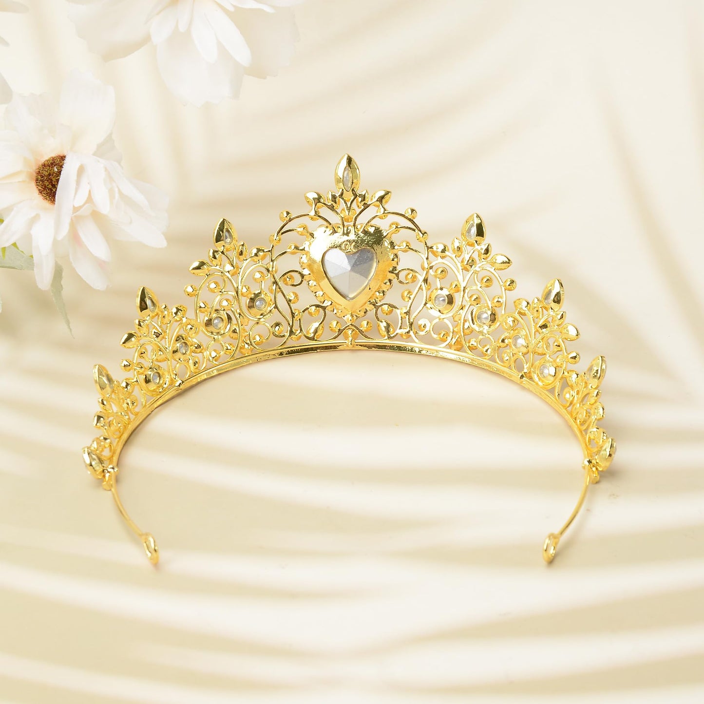 S SNUOY Tiaras and Crowns for Women Crystal Queen Crowns Rhinestone Princess Tiaras Hair Accessories for Bridal Birthday Prom Party - June Moonstone