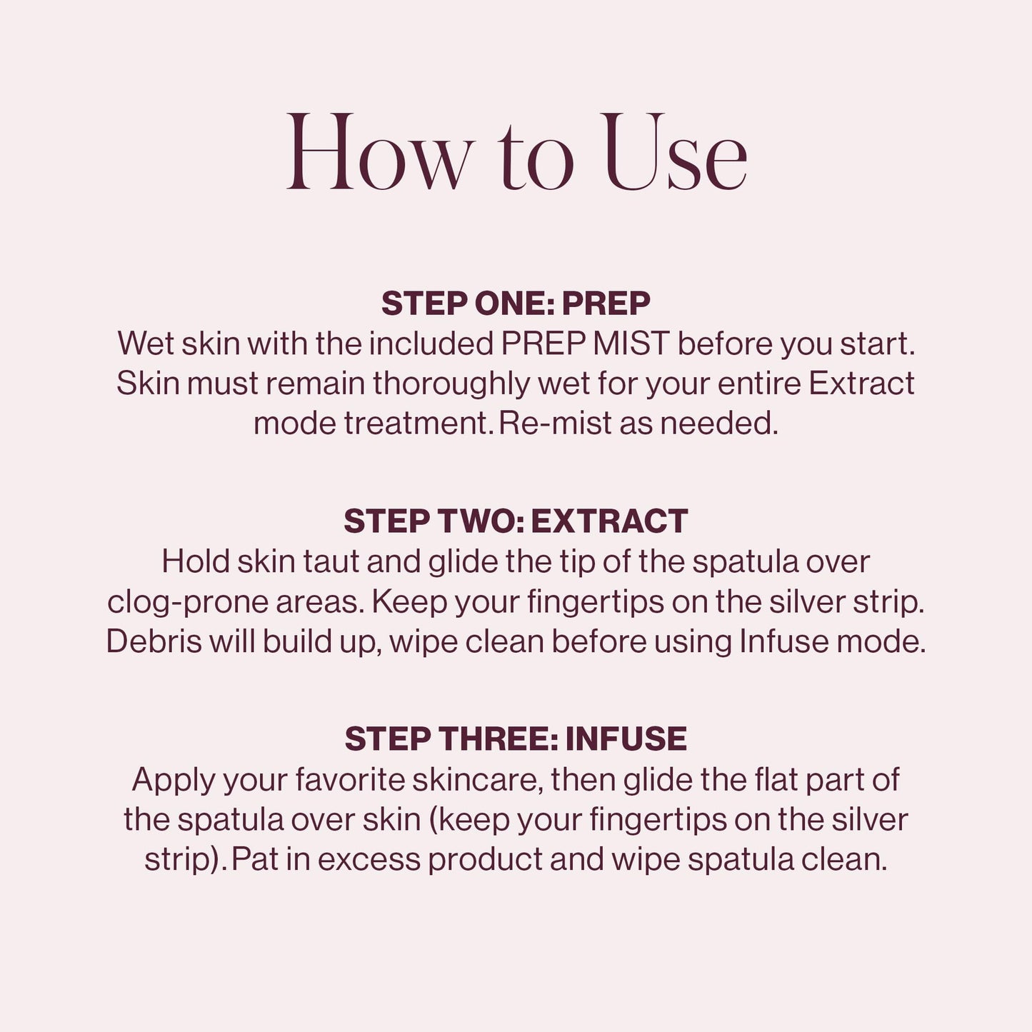 DERMAFLASH DERMAPORE+ Skin Care Device, Ultrasonic 2-in-1 Pore Extractor and Skincare Infuser, Stone