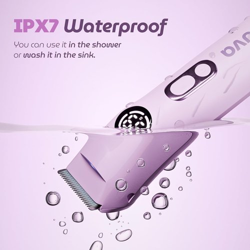 NUVA Bikini Trimmer for Women - 4-in-1 Painless Electric Razor | Cordless, Waterproof, USB Rechargeable