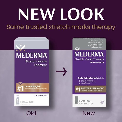 Mederma Stretch Marks Therapy - Prevents & Treats Stretch Marks, Safe for Pregnancy, 5.29 oz (150g)