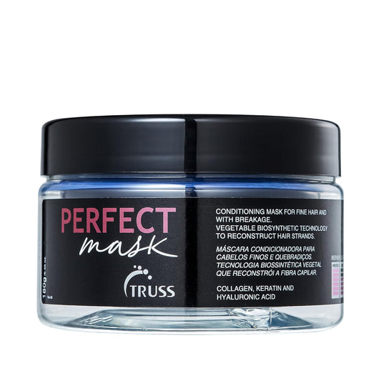 TRUSS Perfect Hair Mask - Deep Conditioning Treatment with Collagen, Keratin & Hyaluronic Acid | Intense Moisture for Dry, Damaged Hair