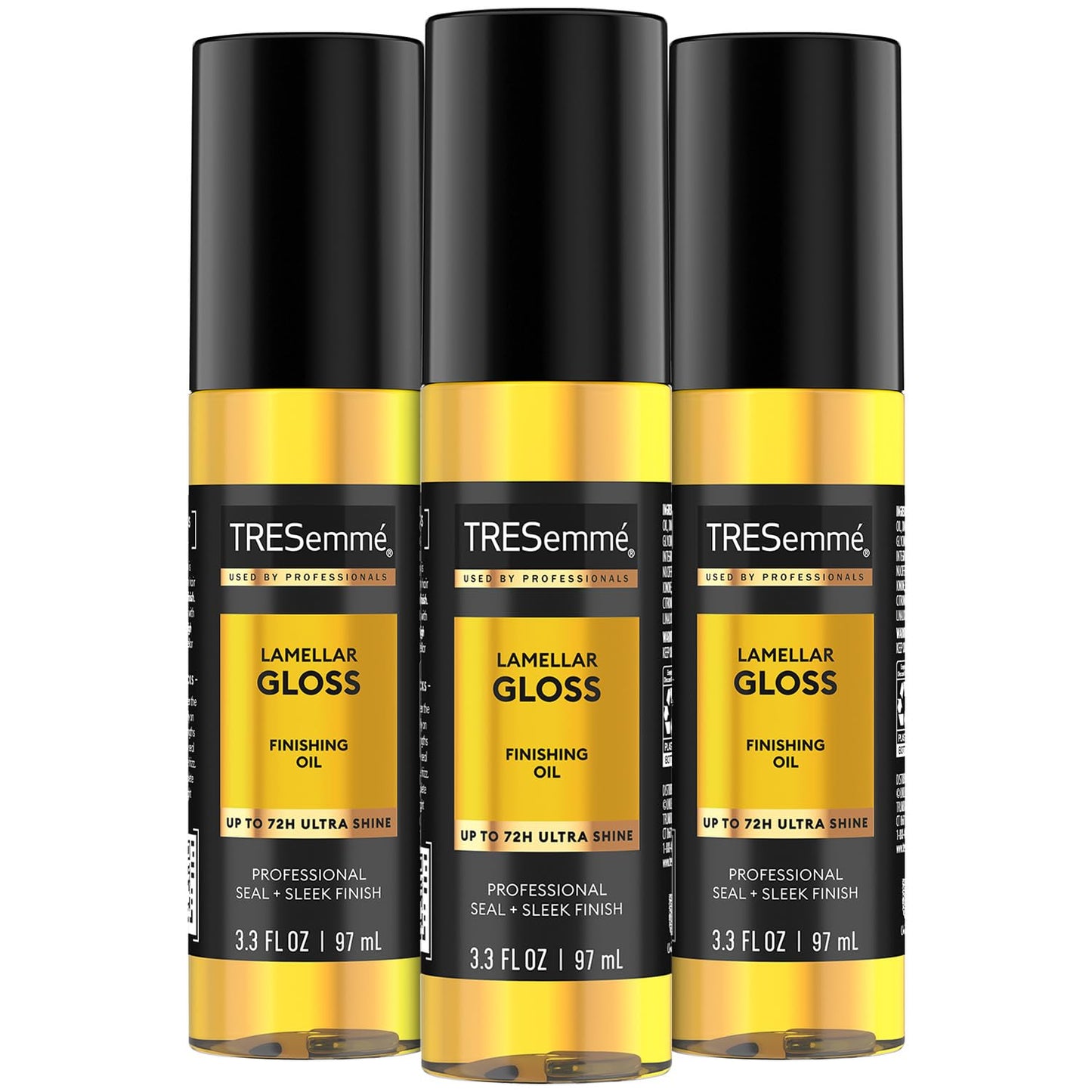 TRESemmé Finishing Hair Oil - Lamellar Gloss 3-Pack for Glossy, Sleek Hair & Frizz Control | 3.3 Oz Each