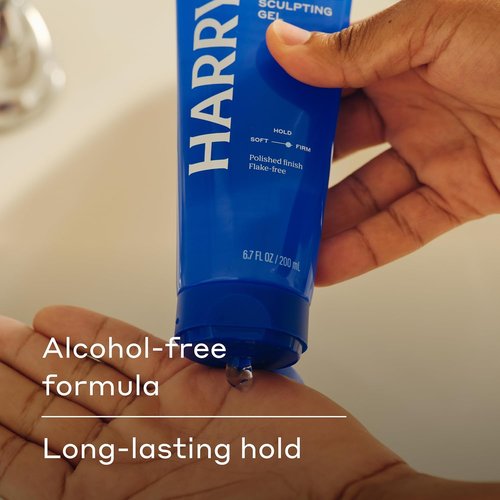 Harry's Sculpting Hair Gel for Men - Firm Hold & Polished Finish | 6.7 fl oz - Alcohol-Free Formula