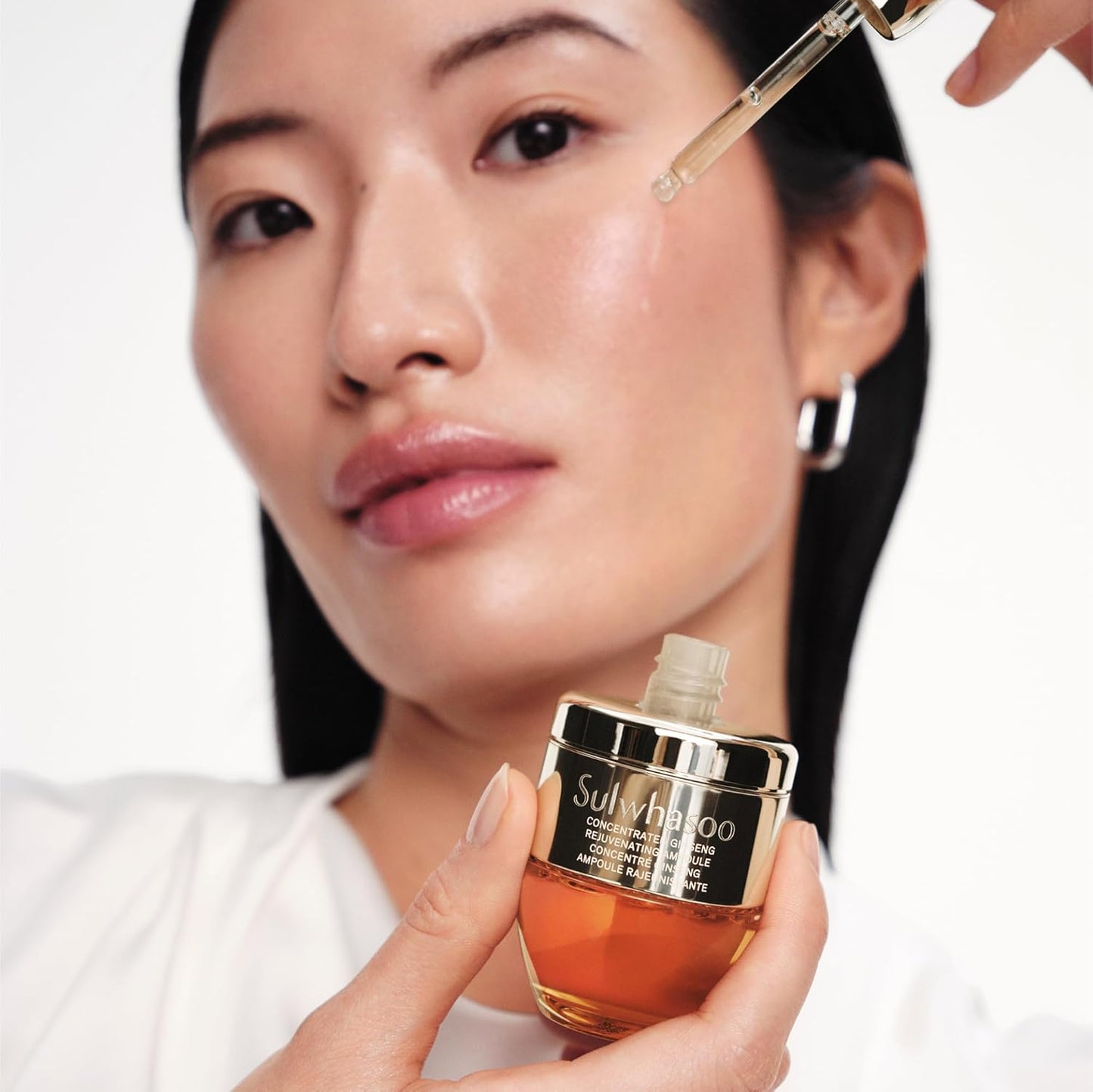 Sulwhasoo Concentrated Ginseng Rejuvenating Ampoule - Anti-Aging Korean Ginseng & Peptide Treatment, 0.67 Fl Oz