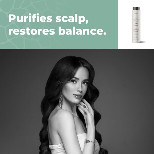 Lakmé Teknia Pure Purifying Shampoo - Oily Scalp Care | 33.8 Fl Oz for Healthy Hair