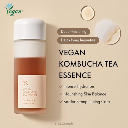 Dr.Ceuracle Vegan Kombucha Tea Essence - Hydrating Milky Toner with Centella & Ceramide | 150 ml