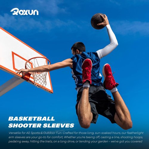 ROXUN Arm Sleeves - Cooling UV Sun Protection Compression Gear for Men & Women