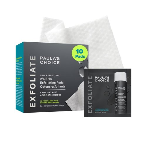 Paula's Choice SKIN PERFECTING 2% BHA Exfoliating Pads - Clear Blackheads & Minimize Pores