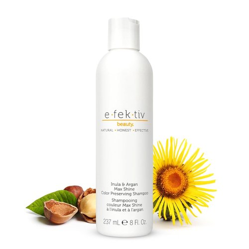 Inula Plus Argan Max Shine Shampoo - Color Preserving Formula for Color-Treated Hair - 8 Oz