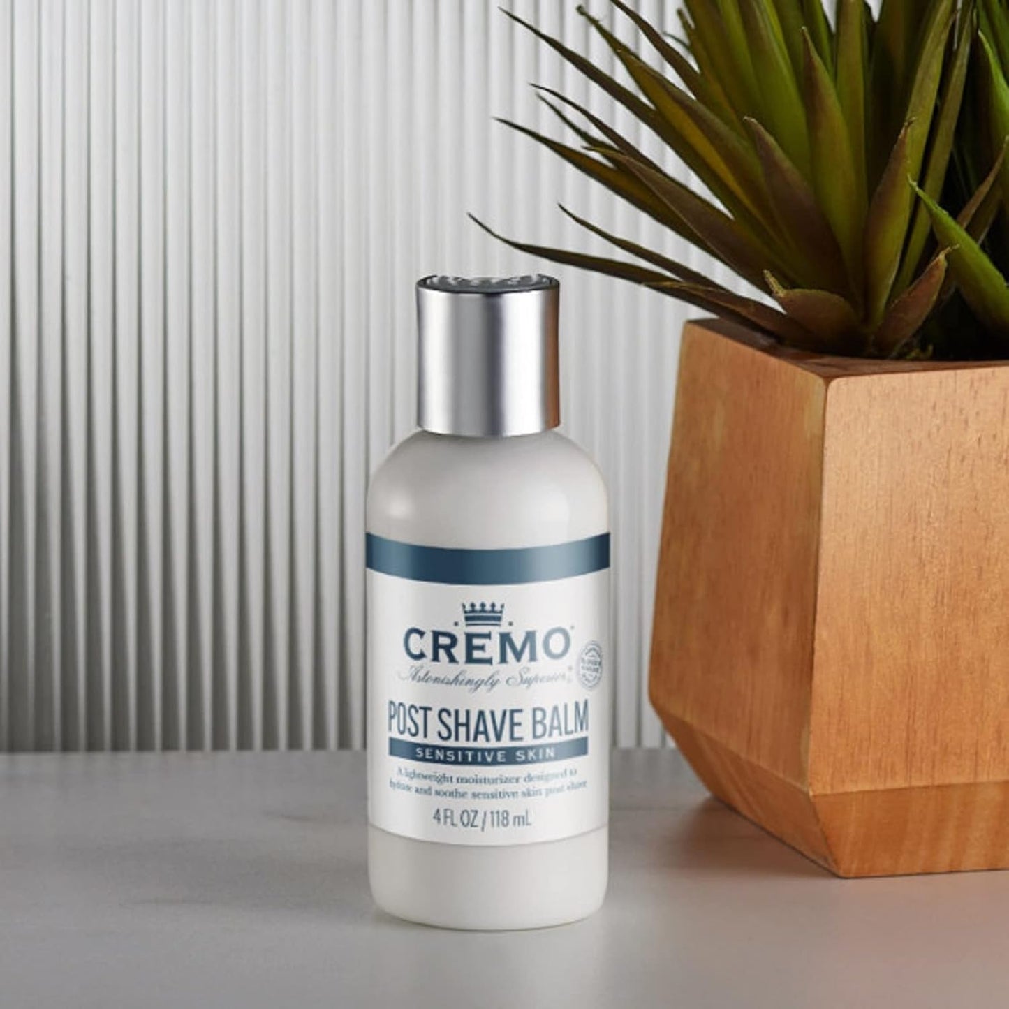 Cremo Sensitive Post Shave Balm - Soothes & Protects Skin from Irritation | 4 Fl Oz