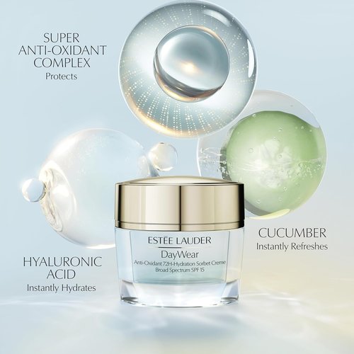Estée Lauder DayWear Anti-Oxidant Sorbet Cream SPF 15 - 72-Hour Hydration | Oil-Free Moisturizer, 1.7 oz