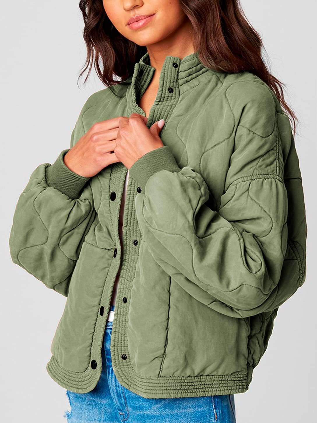 [BLANKNYC] Women's Tencel Quilted Jacket - Luxurious Drop Shoulder Design for Ultimate Comfort
