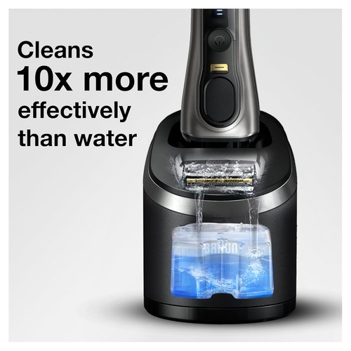 Braun Clean & Renew Refill Cartridges CCR, Replacement Shaver Cleaner Liquid Solution for Clean&Charge System, Pack of 10