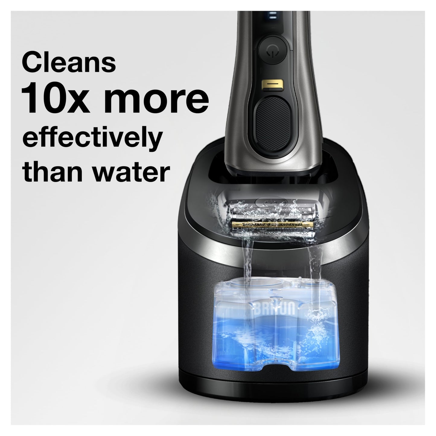 Braun Clean & Renew Refill Cartridges CCR, Replacement Shaver Cleaner Solution for Clean&Charge Cleaning System, Pack of 3