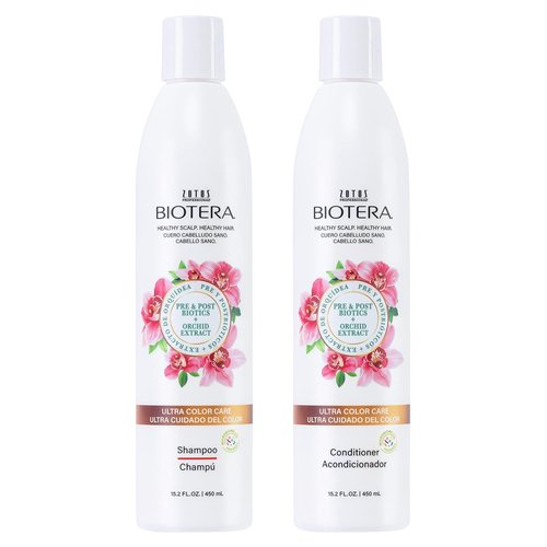 Biotera Ultra Color Care Shampoo & Conditioner Set - Prolong Vivid Color | Vegan, Paraben & Sulfate Free | 15.2 Fl Oz