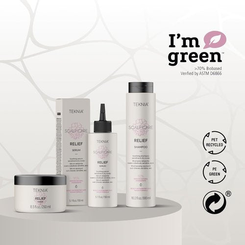 LAKMÉ Teknia Scalp Care Relief Hydra Cream Gel Mask - Nourishing Dry Scalp Treatment, 8.5 Fl Oz