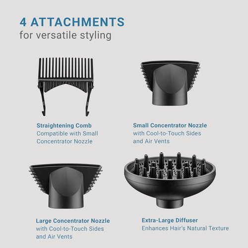 BaBylissPRO® Nano Titanium™ Hair Dryer - 2000 Watts High-Speed Ionic Technology for Professional Results
