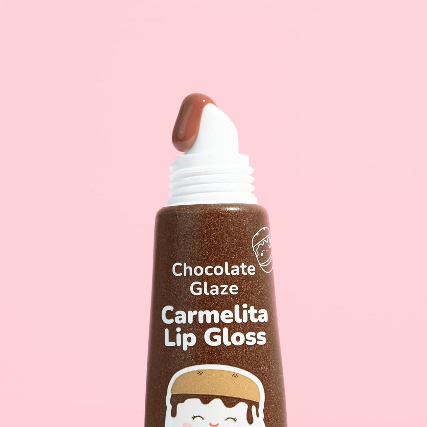 TONYMOLY Keychain Lip Balm - Carmelita’s Chocolate Glaze, Hydrating Cocoa & Shea Butter, 11ml