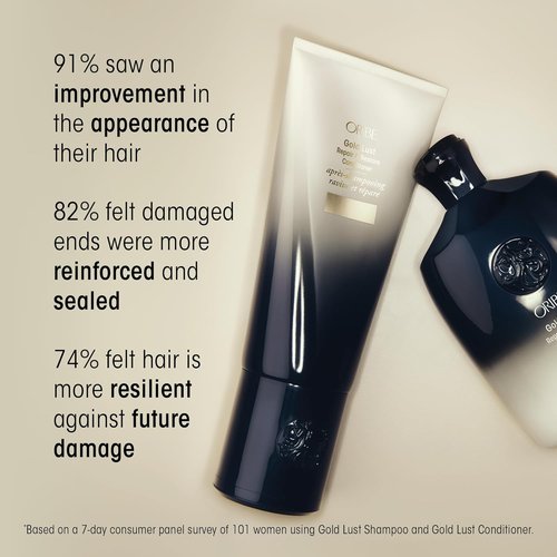 Oribe Gold Lust Repair & Restore Shampoo - Revitalize & Strengthen All Hair Types - 8.5 oz