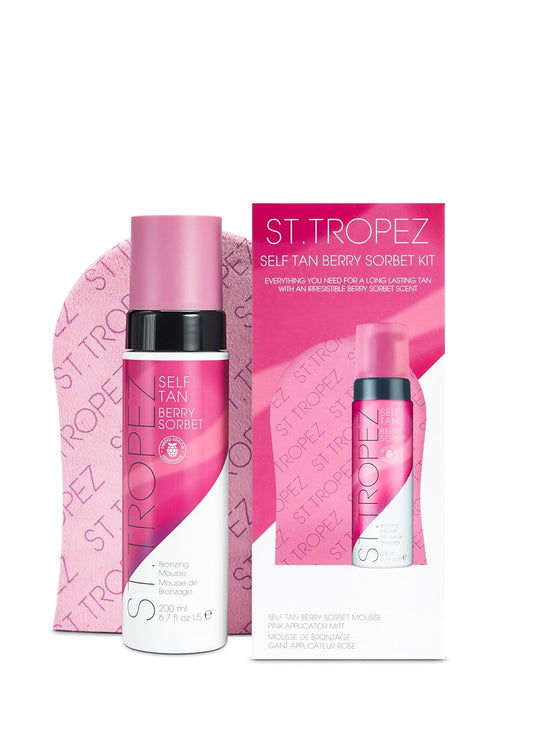 St. Tropez Berry Sorbet Kit - Self-Tanning Essentials for a Radiant Glow | Perfect for All Skin Types