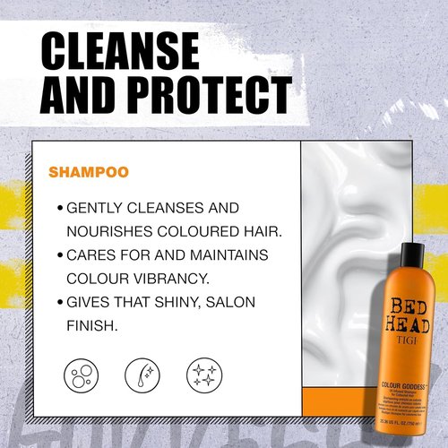 Bed Head by Tigi Color Goddess Conditioner - Nourishing Formula for Vibrant Hair | 25.36 Fl Oz