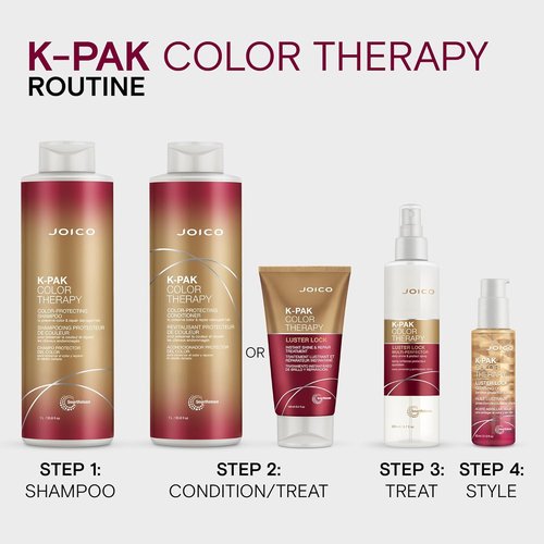 Joico K-PAK Color Therapy Conditioner - Color Protection & Shine Boost | Repair Damaged Hair with Keratin & Argan Oil