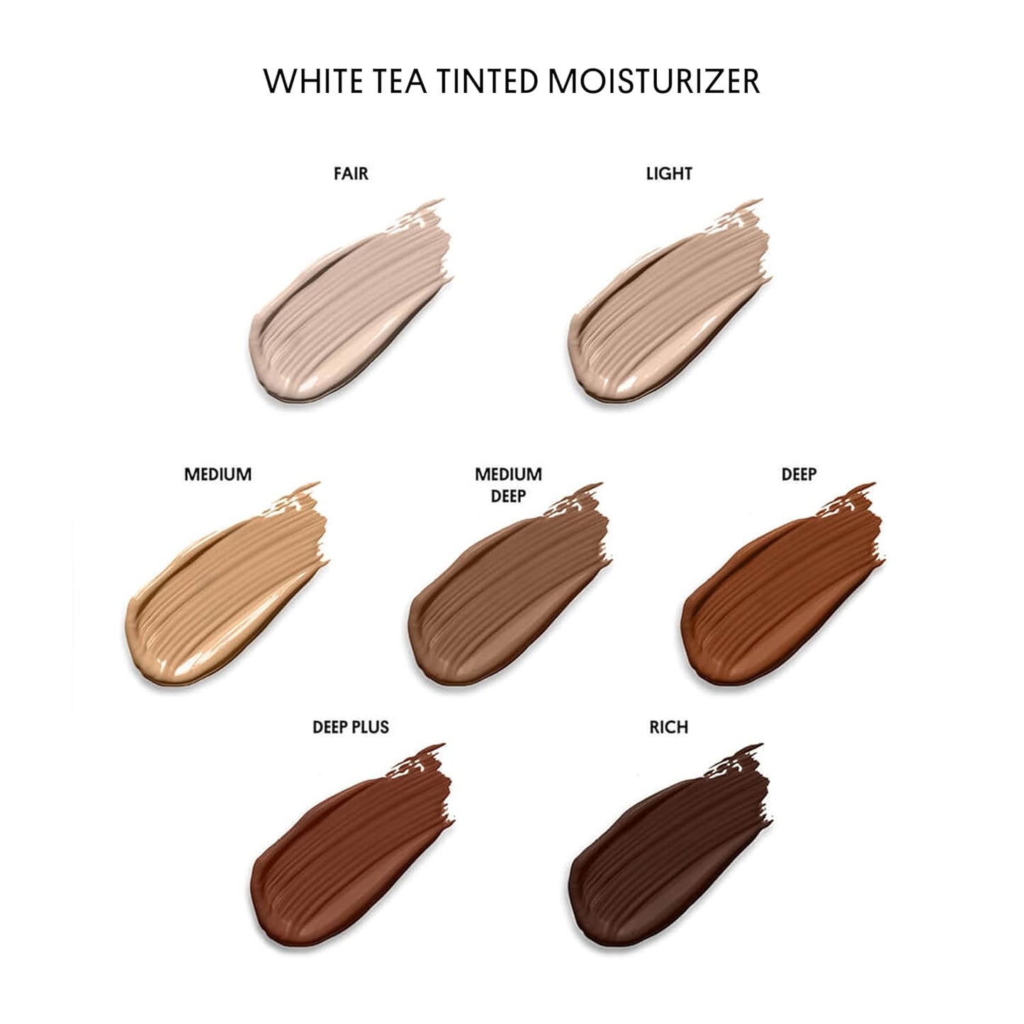Winky Lux White Tea Tinted Moisturizer SPF 30 - Lightweight Sunscreen with Buildable Coverage, Medium Deep