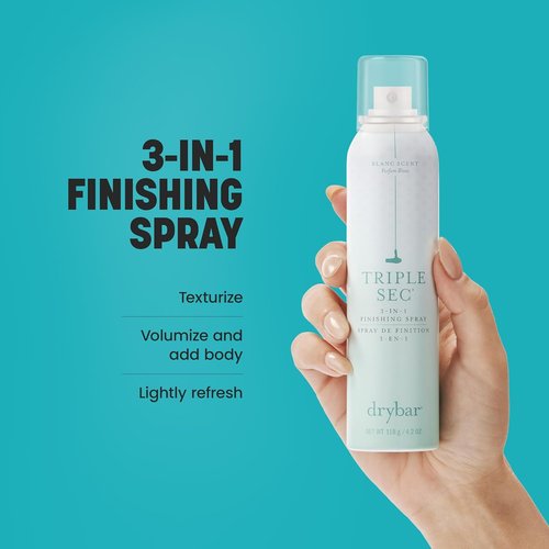 Drybar Triple Sec 3-in-1 Finishing Spray - Adds Texture, Amplifies Volume & Refreshes Hair for All Types