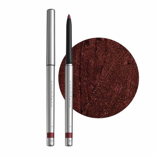 Sandstone Scandinavia Hypoallergenic Waterproof Eyeliner Pencil - Red | Fragrance-Free, Vegan, Smudge-Proof for Sensitive Eyes
