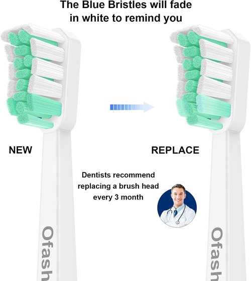 Philips Sonicare Replacement Electric Toothbrush Heads - 10 Pack for ProtectiveClean & DiamondClean