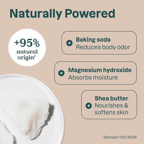 ATTITUDE Natural Deodorant - Plastic-Free, Aluminum-Free, Vegan Formula | Long-Lasting Odor Protection, 2.64 Oz