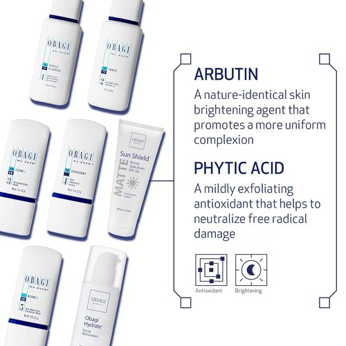 Obagi Nu-Derm Fx Skin Brightening System - Even Out & Brighten Complexion - 7-Step Routine for Normal to Dry Skin