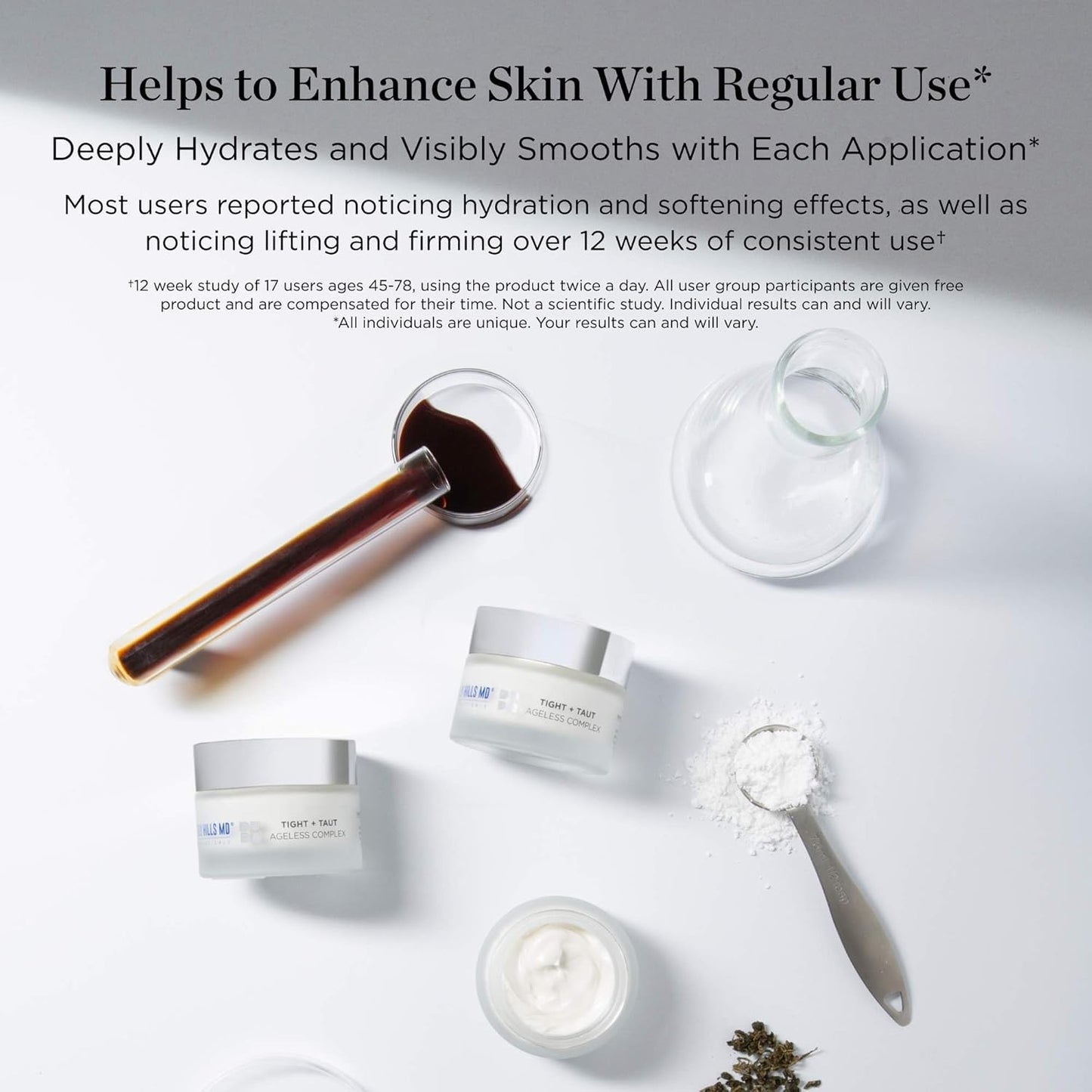 Beverly Hills MD Tight + Taut Ageless Complex - Hydrating Anti-Aging Face Cream with Peptides | 50ml
