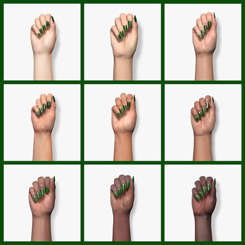 Double Rhythm 15ML Gel Nail Polish Pure Sheer Same Color Same Bottle Soak Off Gel Polish Art Manicure Salon DIY at Home for Women (Dark Green-A1287)