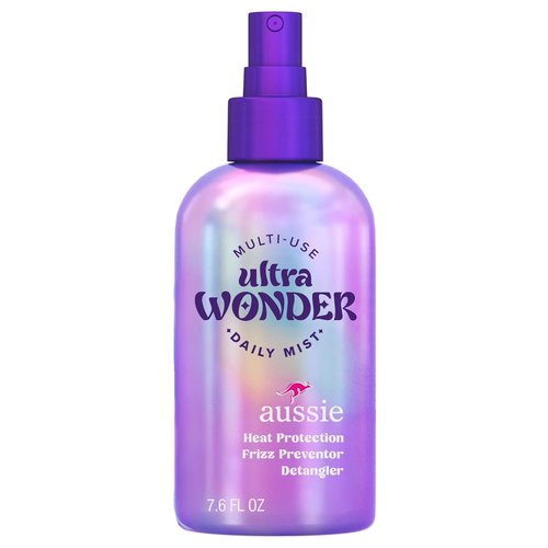 Aussie Ultra Wonder Daily Mist - Lightweight Multi-Use Detangler for All Hair Types | 7.6oz