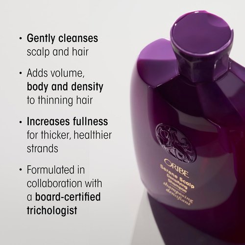 Oribe Serene Scalp Densifying Shampoo - Boosts Volume & Fullness for Thicker Hair - Reduces Shedding - 8.5 oz