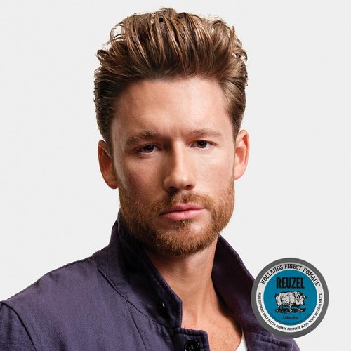 Reuzel Blue Extreme Hold Matte Pomade - Water Soluble Styling for All Hair Types | 3.38 oz
