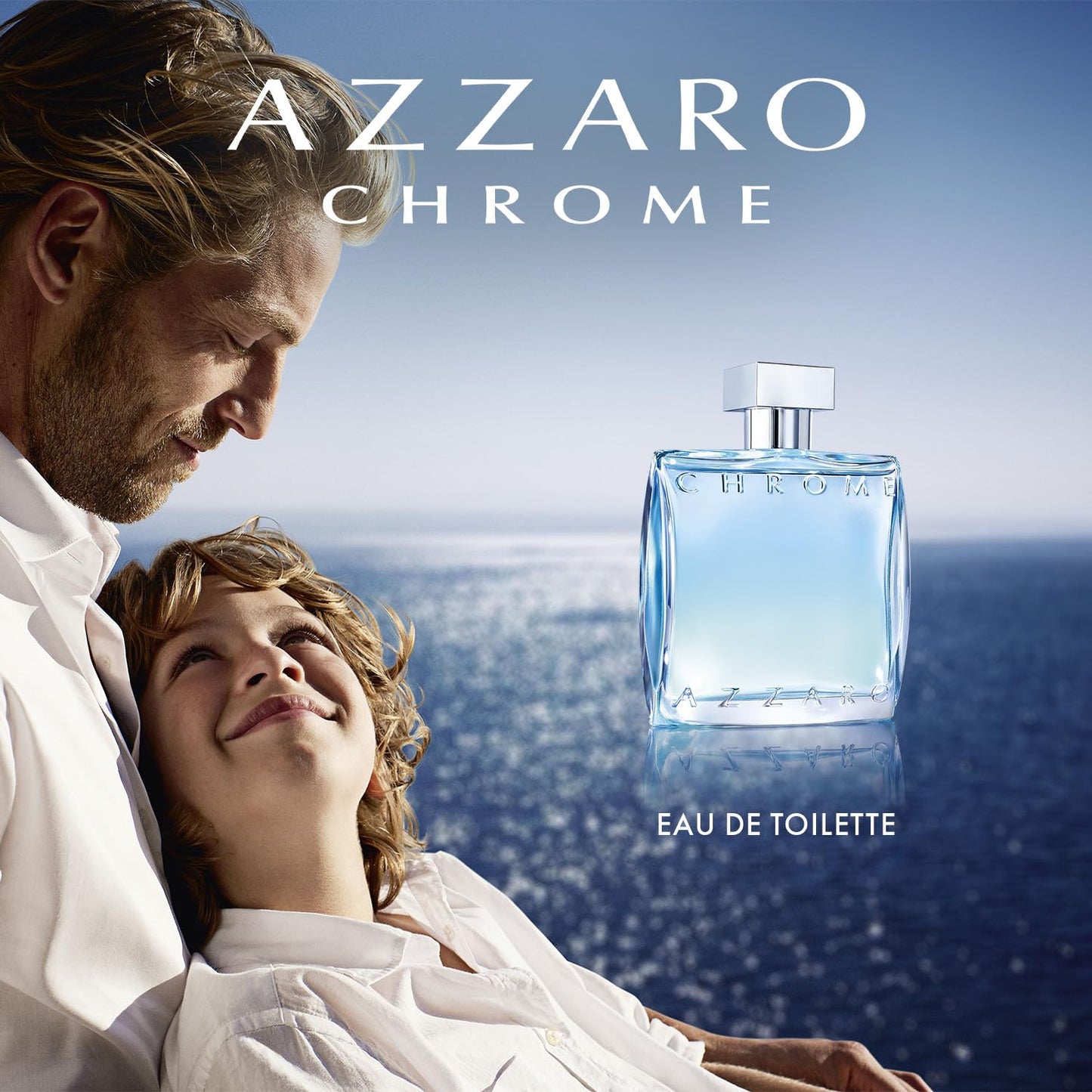 Azzaro Chrome Eau de Toilette | Fresh Aquatic Men's Cologne with Citrus & Woody Notes - Ideal Summer Fragrance