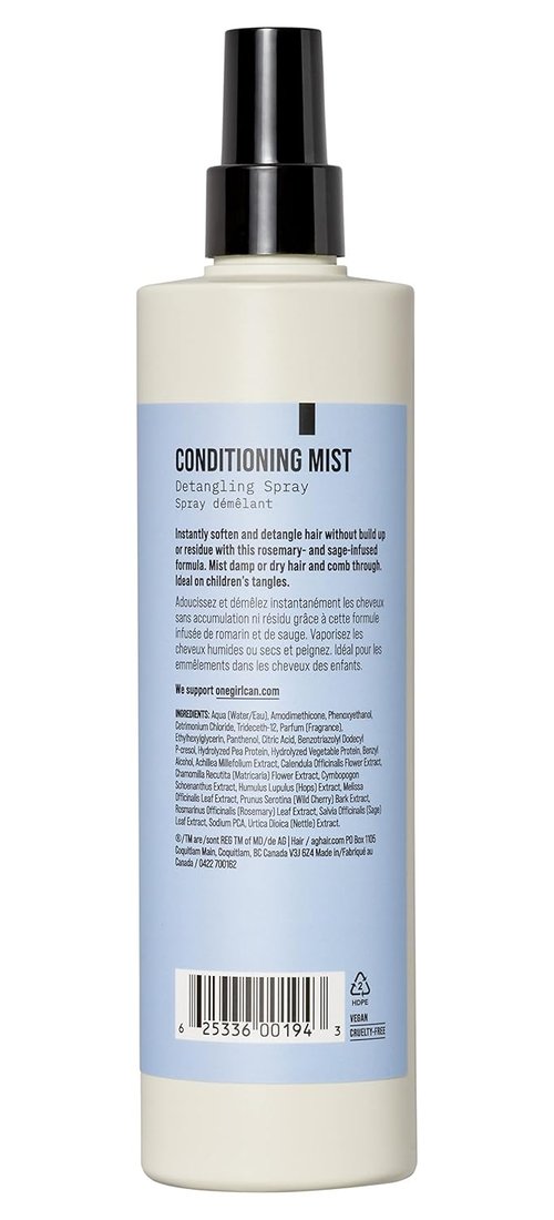 AG Care Conditioning Mist - Detangling Spray for Heat Protection & Softness | 12 Fl Oz